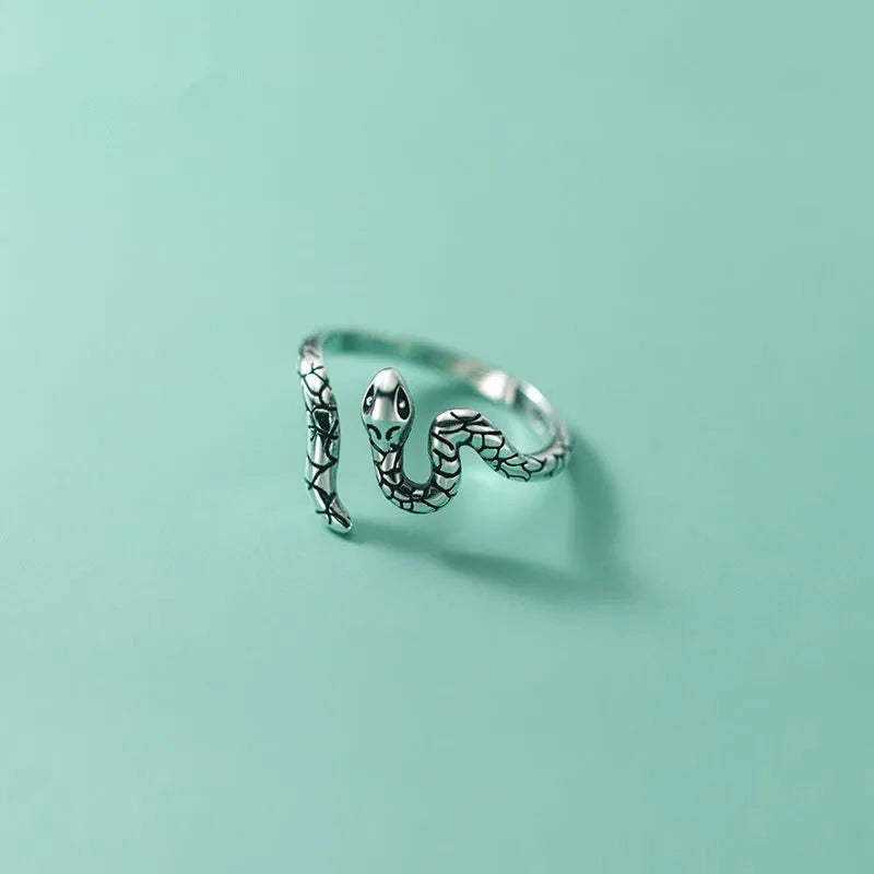 Sterling Silver Snake Ring